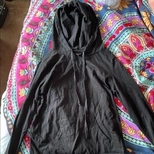 small light hoodie shirt